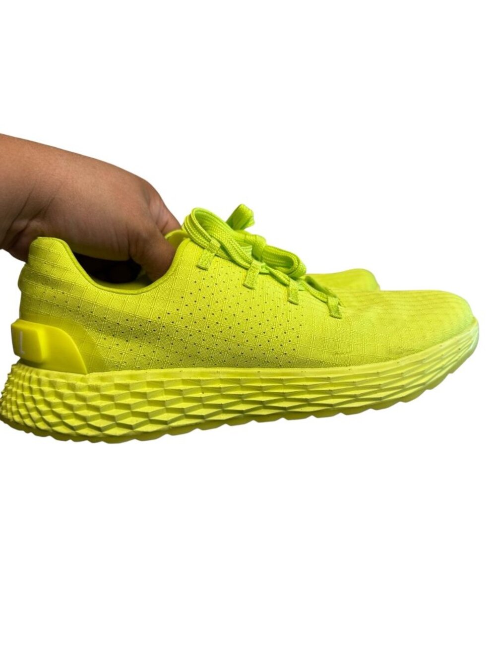 NoBull Neon Yellow Camo Ripstop Running Training Shoes Women’s Size 8.5 Men’s 7